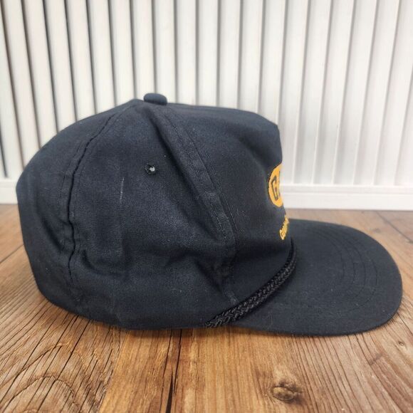 VTG Grain Systems, Inc. GSI Snapback Hat Cap Black Farmer Rope Promo Embroidered - Picture 4 of 10